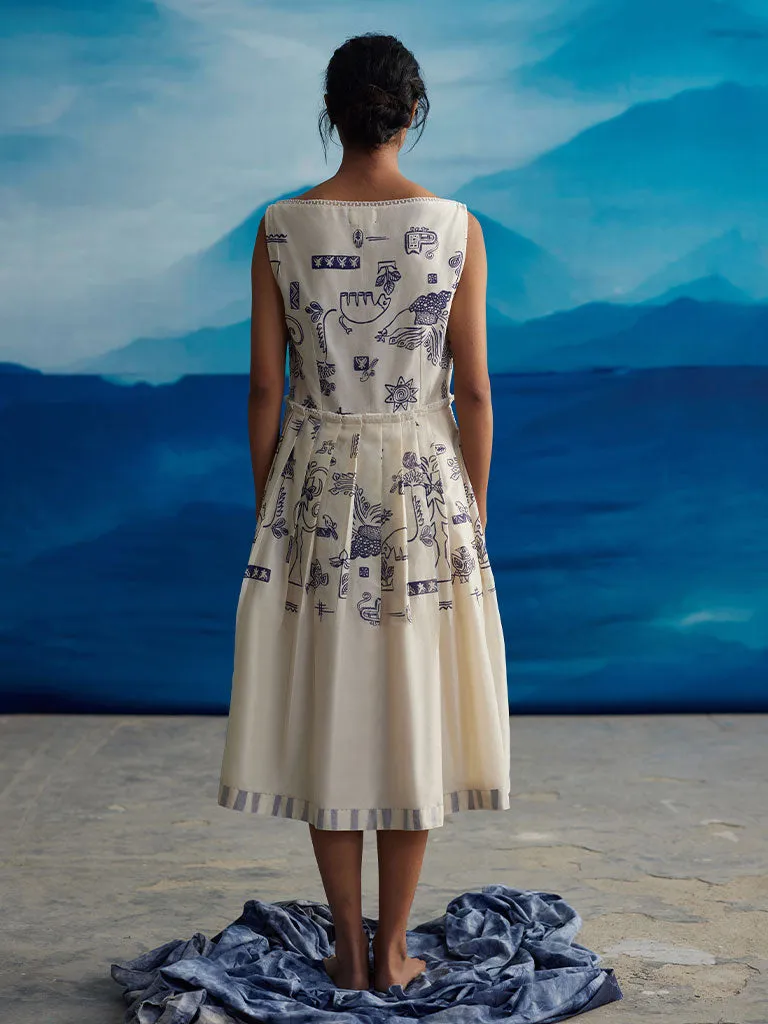 Pema Knife Pleat Dress